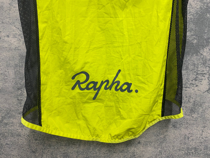 JD820 ラファ Rapha BREVET ジレ サイクルベスト 黄 M