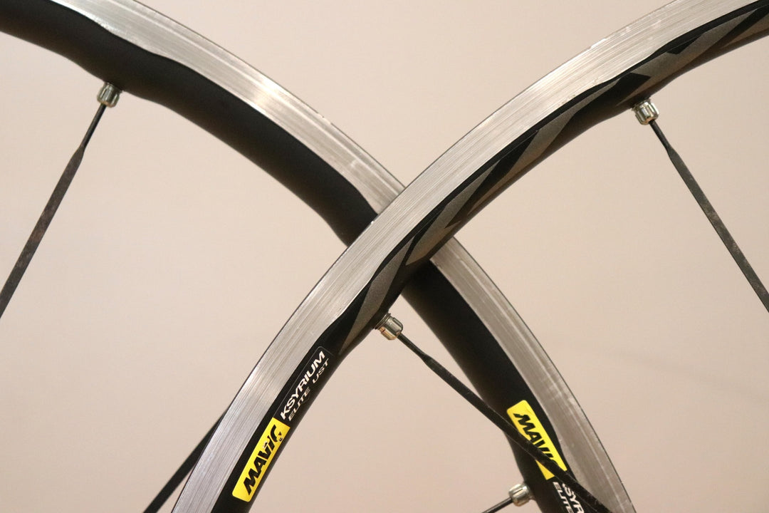 訳アリ マヴィック MAVIC キシリウム エリート KSYRIUM ELITE UST アルミ チューブレスレディ ホイールセット シマノ11S/12S 【仙台店】
