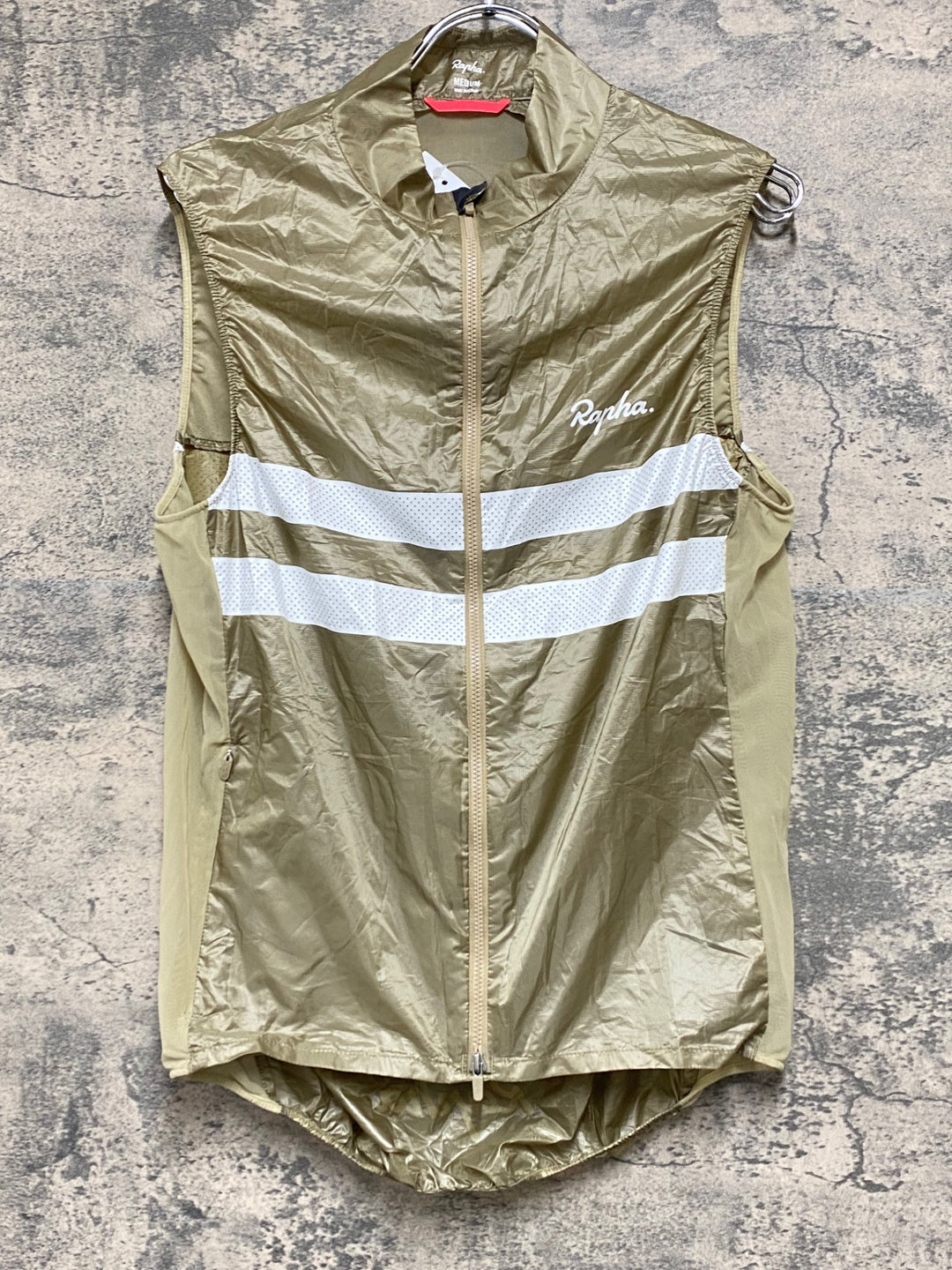 KA621 ラファ Rapha MENS BREVET GILET ジレ サイクルベスト タンカラー M
