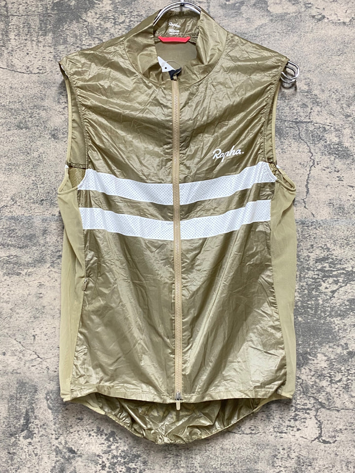 KA621 ラファ Rapha MENS BREVET GILET ジレ サイクルベスト タンカラー M