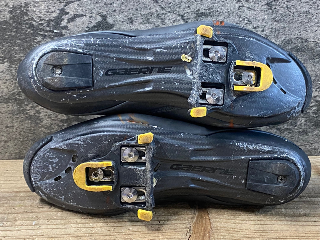 KF310 ガエルネ GAERNE CARBON G.CHRONO ビンディングシューズ 白 黒 3穴 BOA EU42