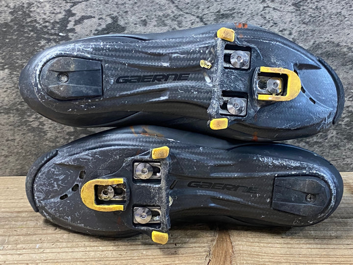 KF310 ガエルネ GAERNE CARBON G.CHRONO ビンディングシューズ 白 黒 3穴 BOA EU42