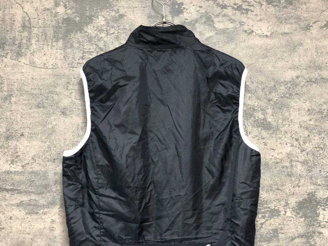 KK447 ルコックスポルティフ le coq sportif サイクルベスト ジレ 黒 O