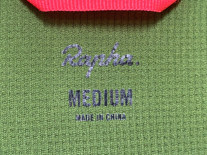 JP288 ラファ Rapha BREVET LIGHTWEIGHT JERSEY 半袖 サイクルジャージ 緑 M