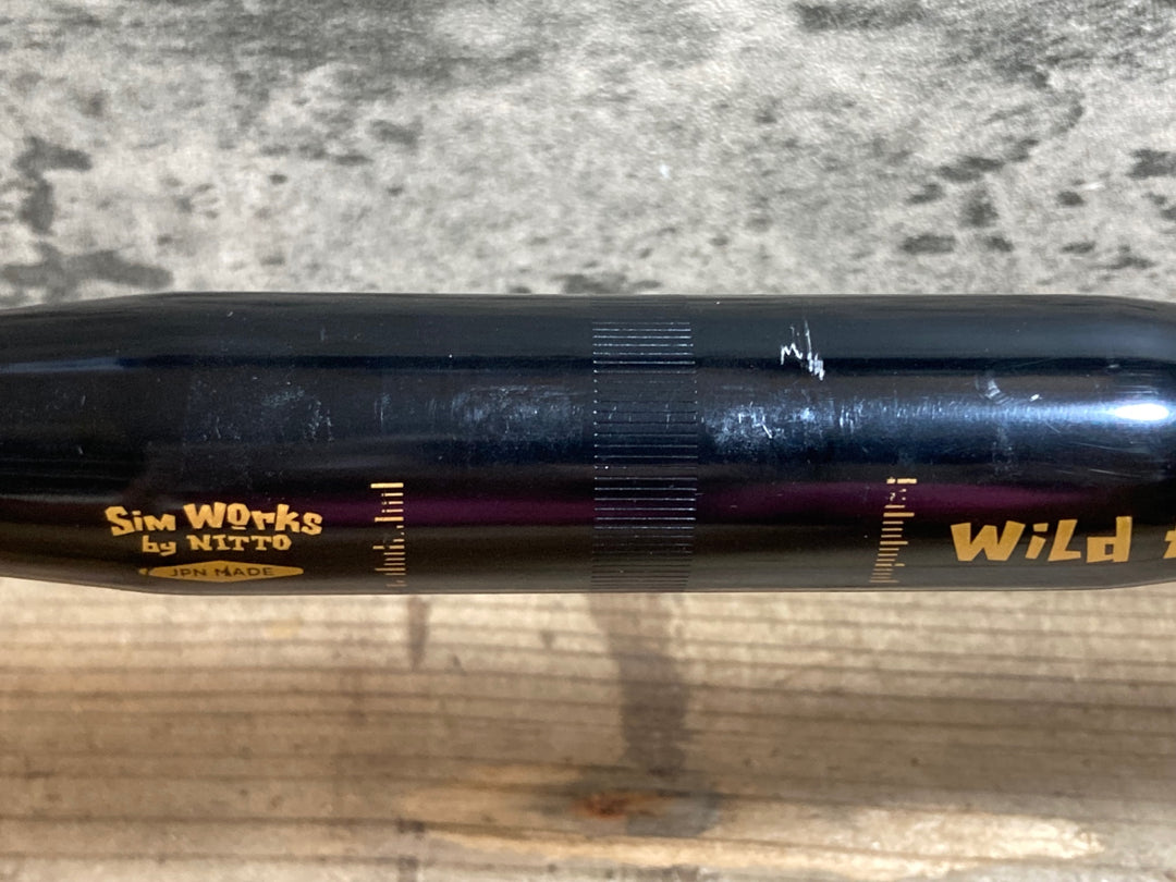 KJ490 シムワークス SIM WORKS by NITTO WiLd Honey SW56 アルミ ドロップハンドル 420/490mm Φ31.8