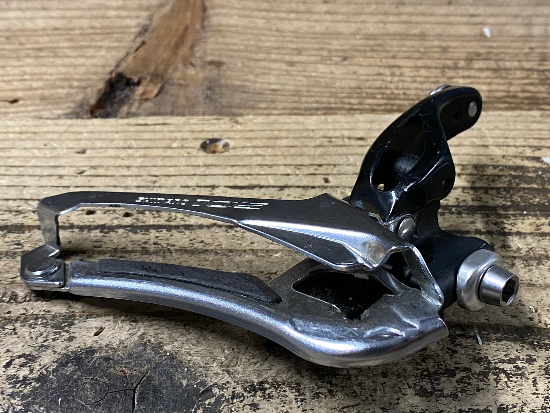JA117 シマノ SHIMANO 105 FD-5800 直付 フロントディレイラー 2S