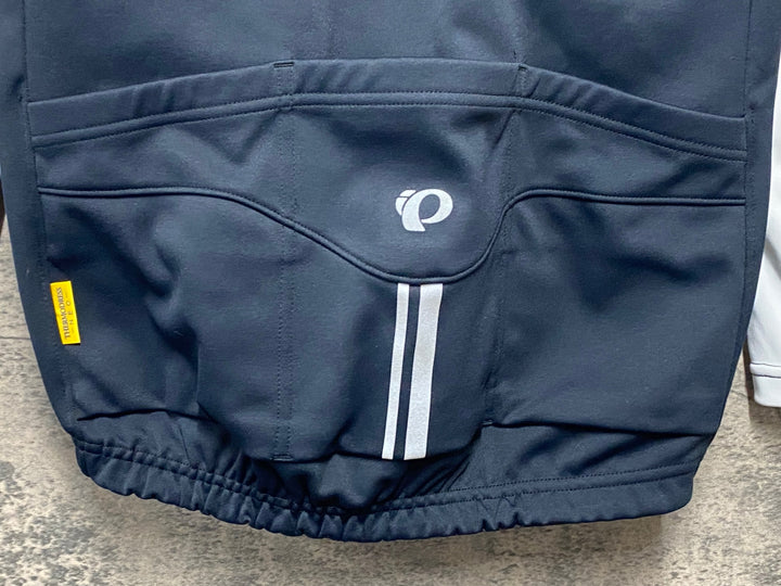 KH630 パールイズミ PEARL iZUMi 長袖サイクルジャージ 白黒 M 裏起毛