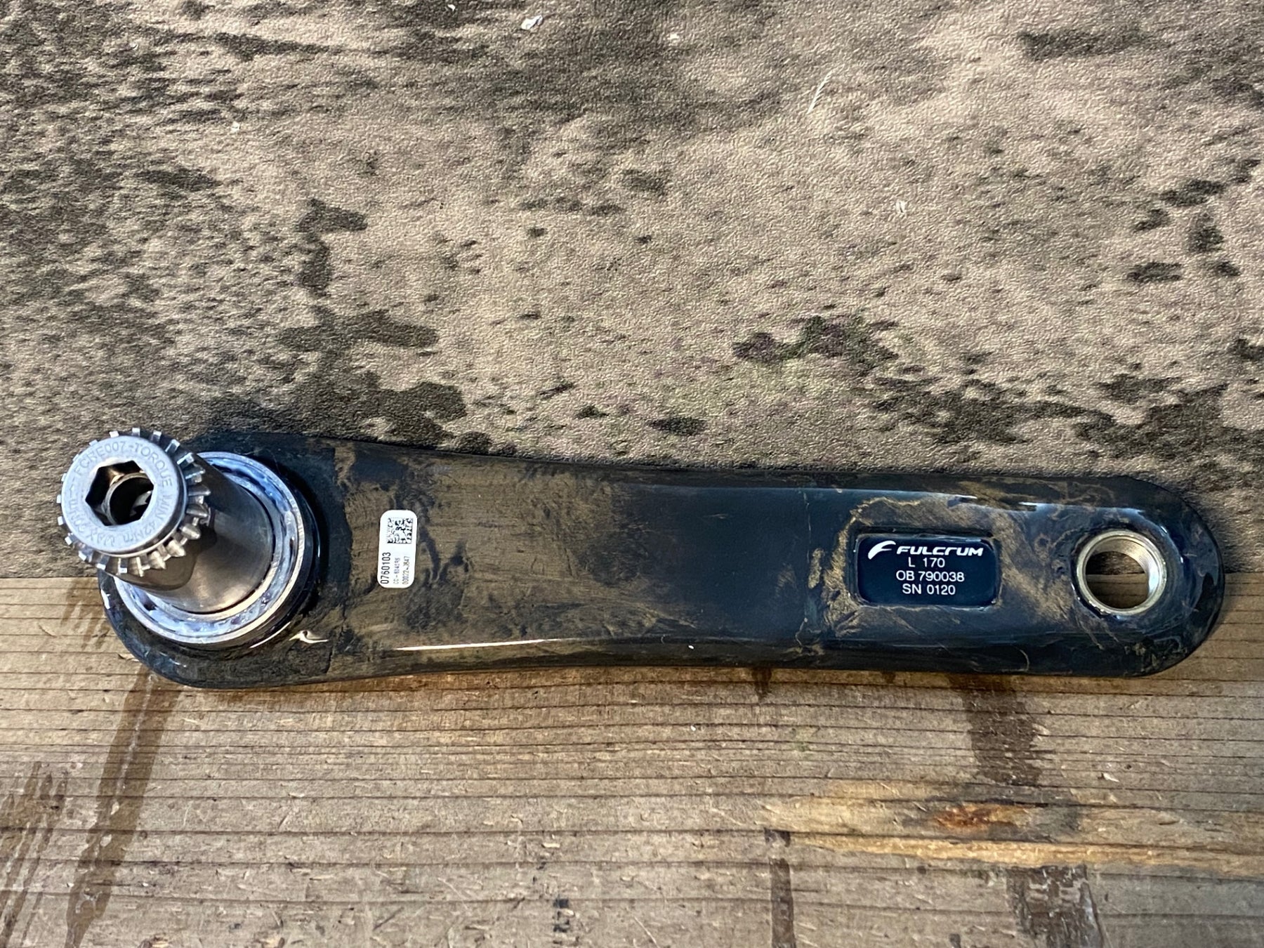 JR697 フルクラム FULCRUM RACING TORQ RS クランクセット 50/34T