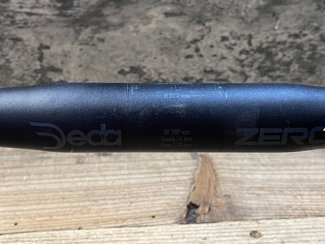 KA977 デダ Deda ZERO 1 アルミ ドロップハンドル エンド外-外380mm Φ31.7