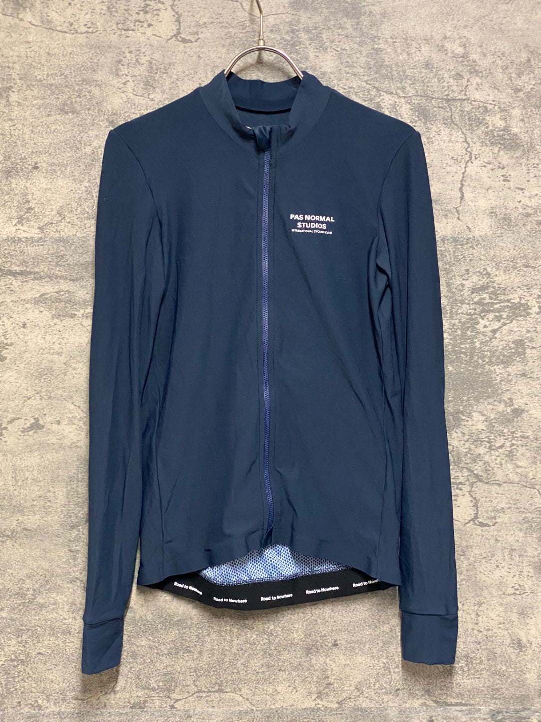 KA560 パスノーマルスタジオ PAS NORMAL STUDIOS MEN'S LONG SLEEVE JERSEY 長袖 サイクルジャージ 濃紺 L