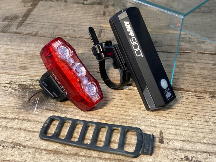 JT132 キャットアイ CATEYE AMPP900 VIZ300 ライトセット 点灯確認済