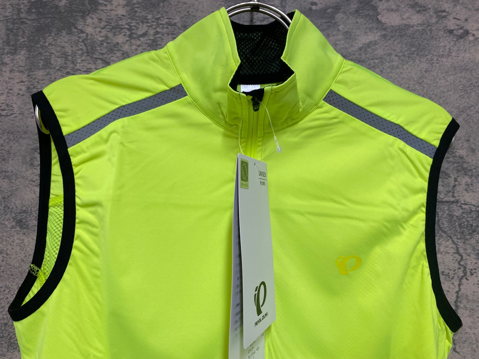 JQ732 パールイズミ PEARL iZUMi ジレ サイクルベスト 黄 L – BICI