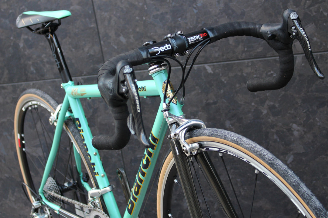ビアンキ BIANCHI BORON XL 2001 カンパニョーロ レコード 10S MIX クロモリ ロードバイク EURUS 【福岡店】