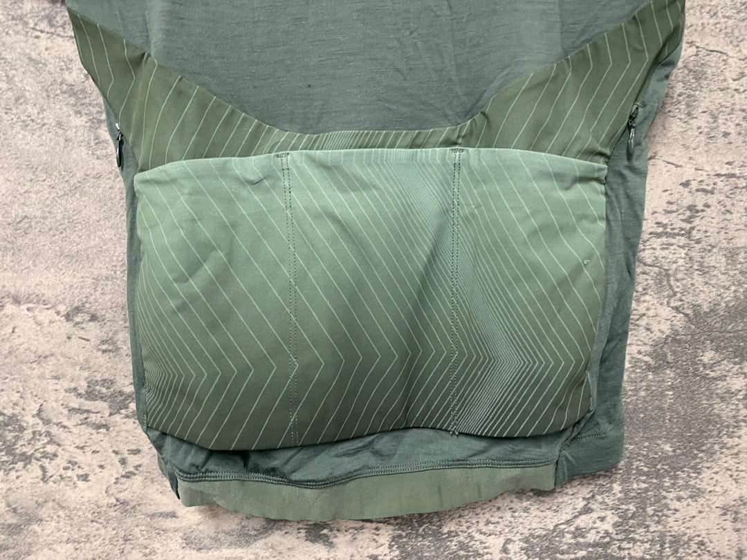 JG075 セブンメッシュ 7MESH 半袖 サイクルジャージ 緑 XS