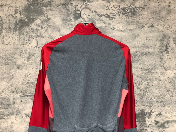 KM220 ドットアウト DOTOUT FANATICA WOOL JERSEY 長袖 サイクルジャージ グレー M