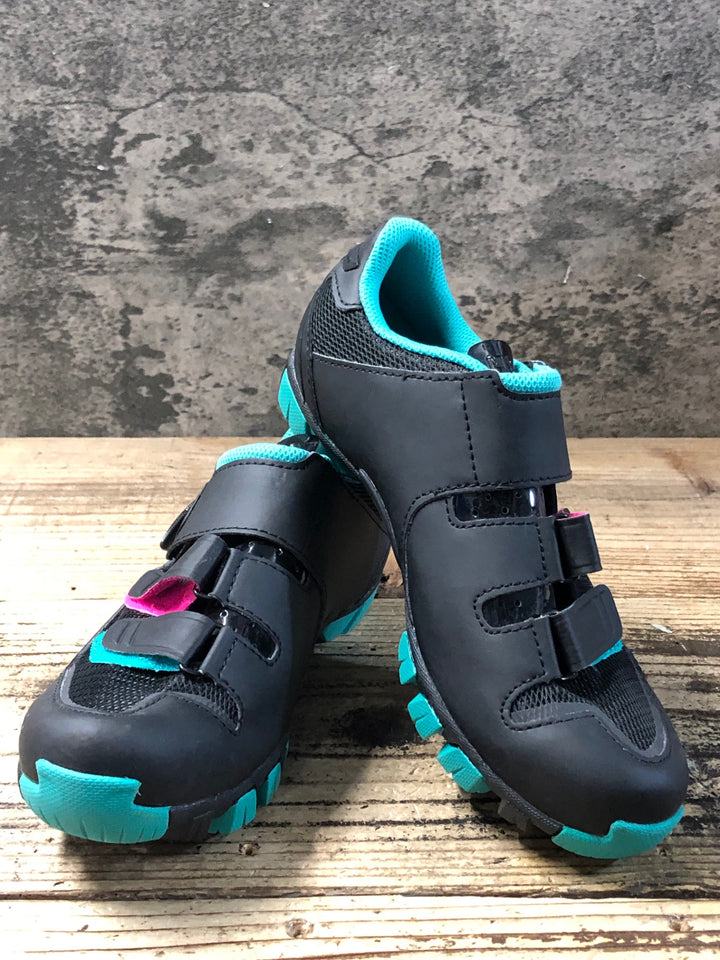 KG417 フィジーク fizik M6 MTB shoes WOMAN ビンディングシューズ 2穴 ブラック レディース EU36 ※ペン字あり