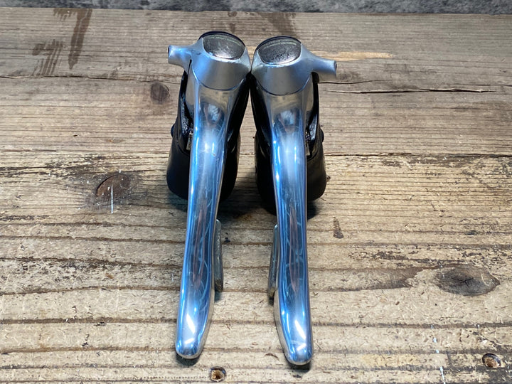 JJ521 シマノ SHIMANO デュラエース DURA-ACE ST-7700-C STIレバー 2x9s ※錆、ブラケットフード劣化 動作確認済