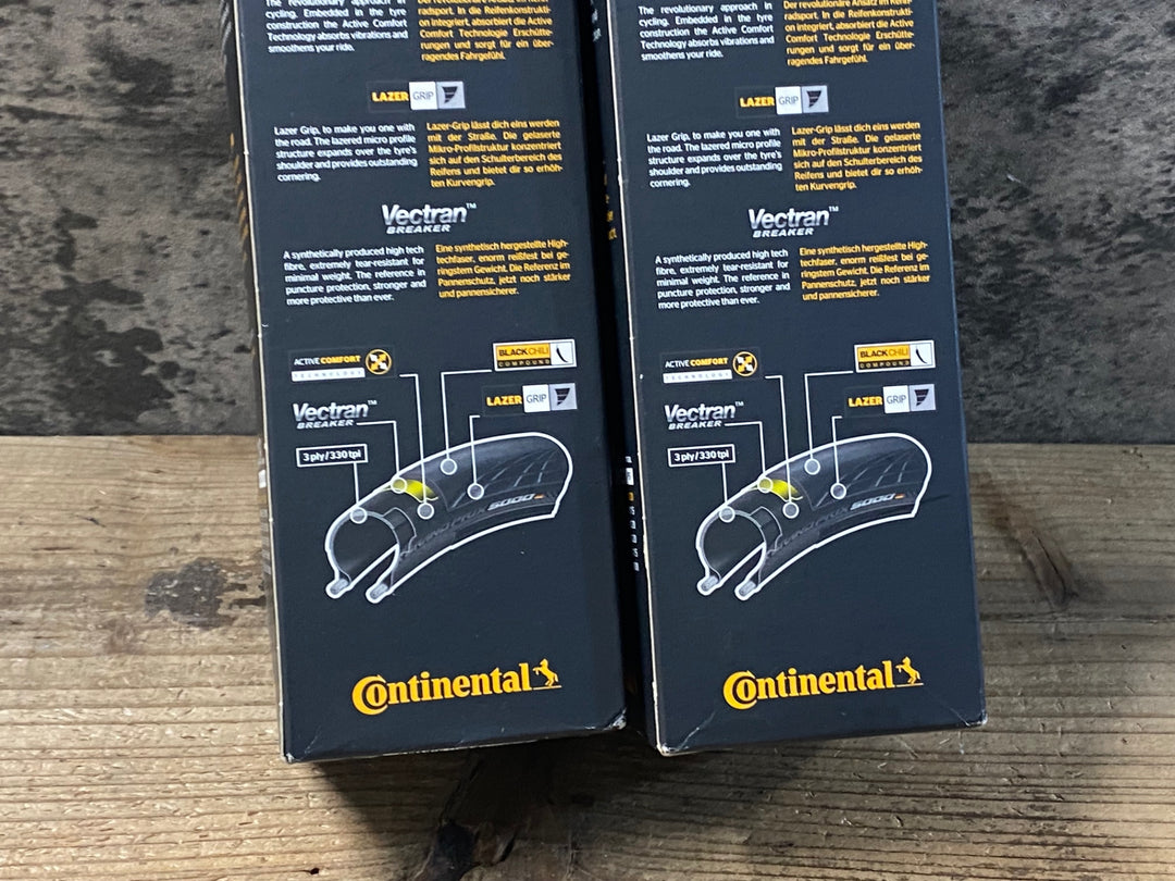KJ404 コンチネンタル Continental GRAND PRIX 5000 650Bx25 クリンチャータイヤ 2本セット