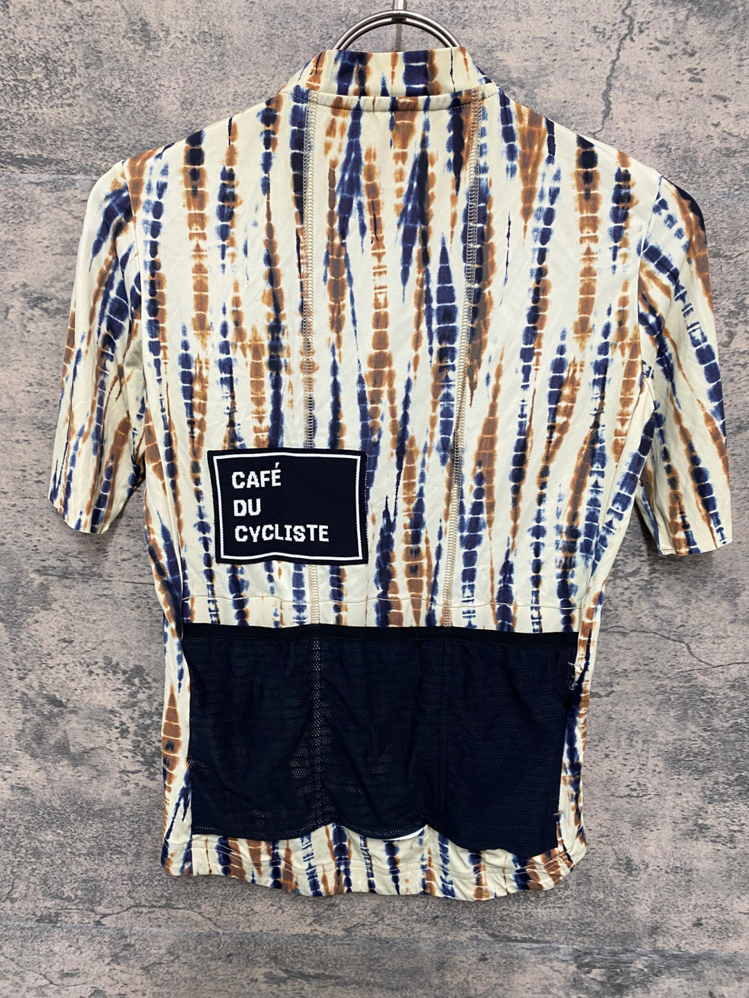 KA841 カフェドシクリステ CAFE DU CYCLISTE CHRISTELLE 半袖 サイクルジャージ 総柄 Mサイズ