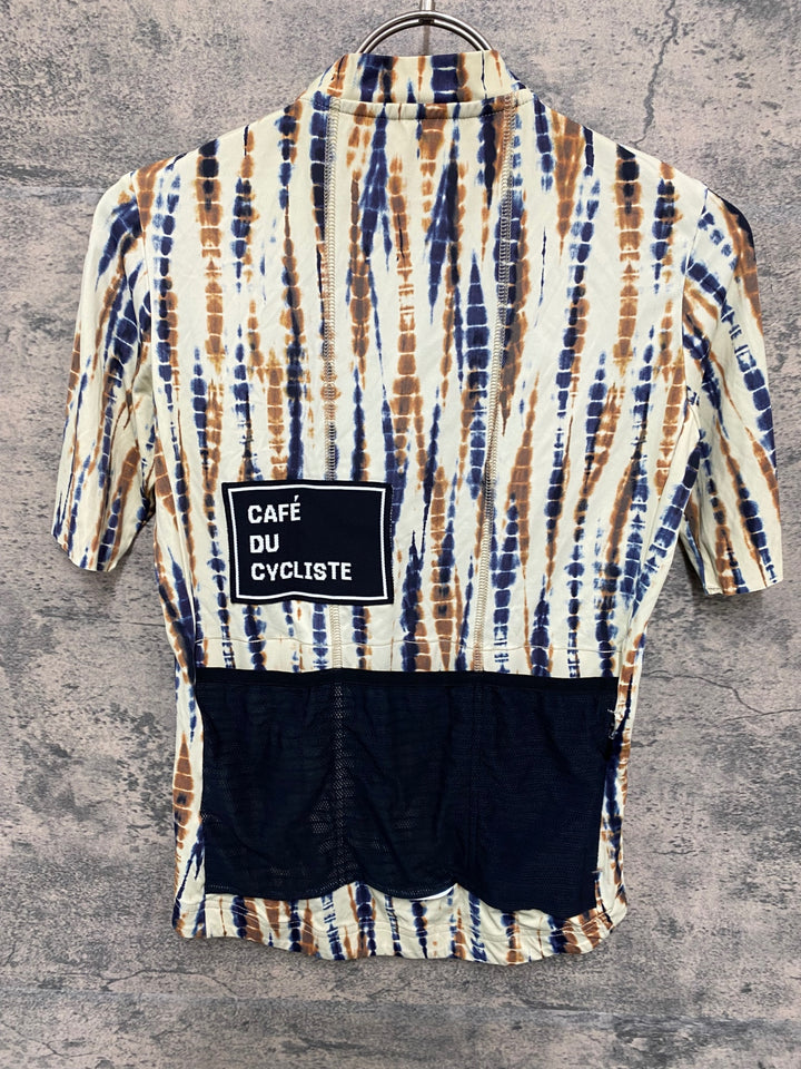 KA841 カフェドシクリステ CAFE DU CYCLISTE CHRISTELLE 半袖 サイクルジャージ 総柄 Mサイズ