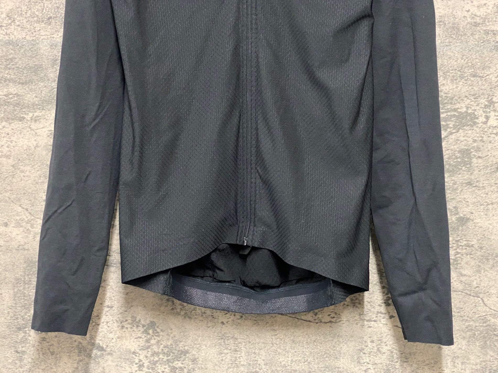 JO799 アソス ASSOS メッシュ 長袖 サイクルジャージ Sサイズ 黒