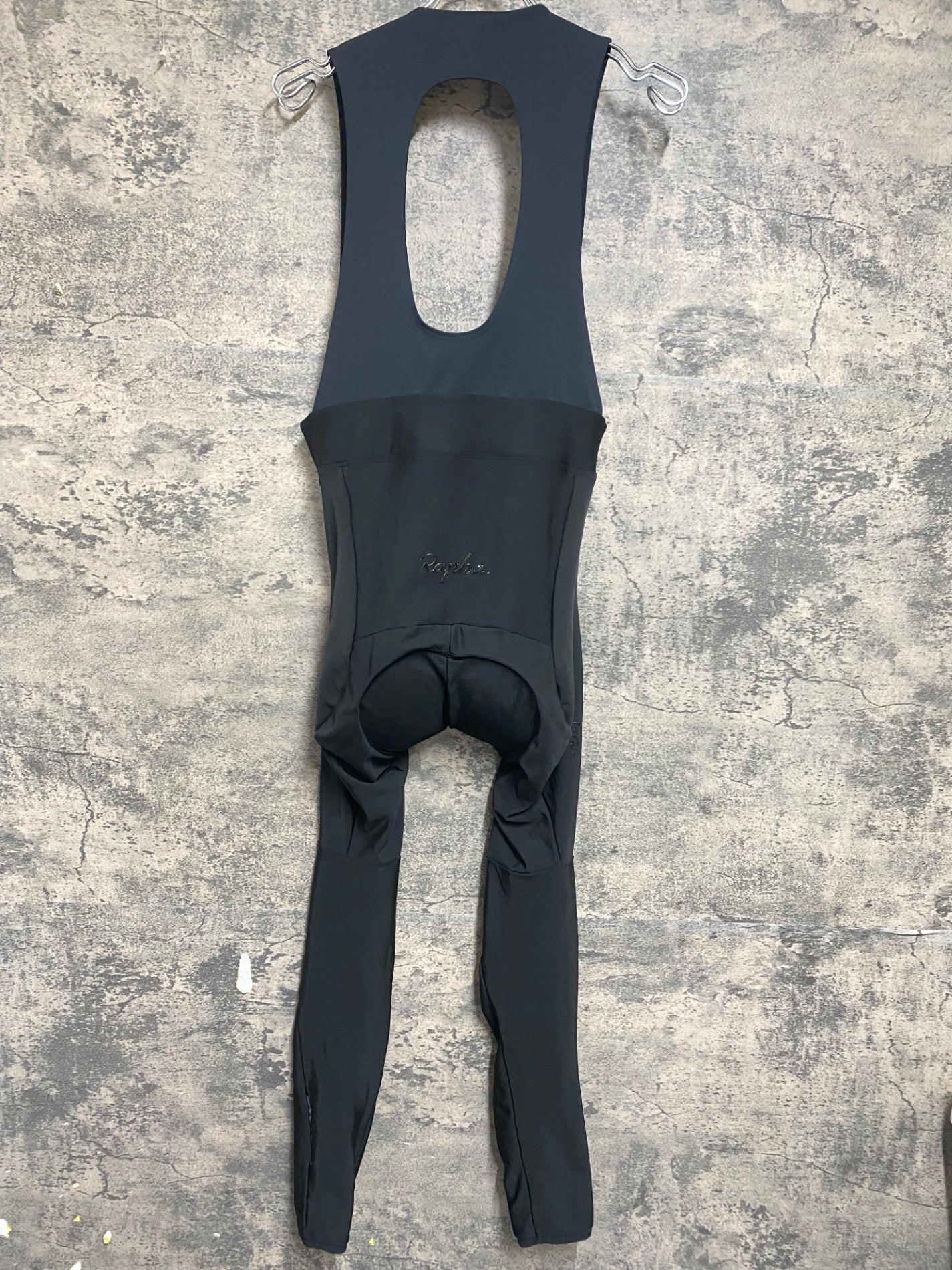 KR267 ラファ Rapha CORE WINTER TIGHTS WITH PAD ビブタイツ 黒 M 裏