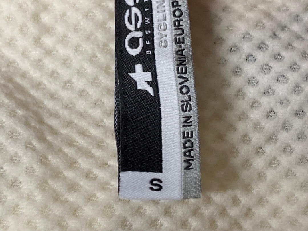 JQ967 アソス ASSOS SS.MILLE 半袖 サイクルジャージ 白 赤 S