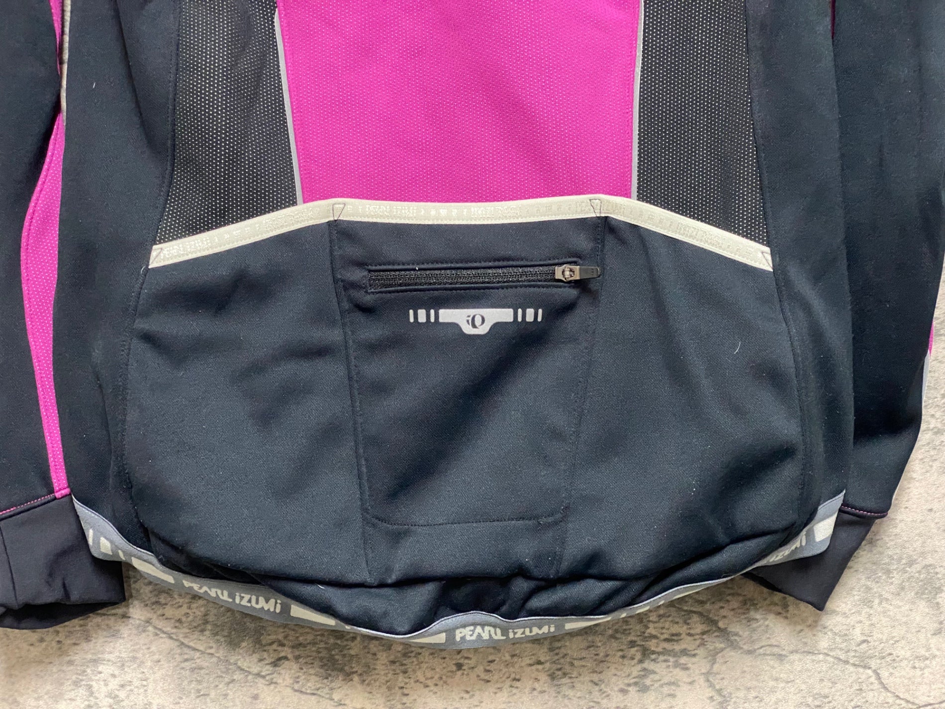 KA222 パールイズミ PEARL iZUMi 長袖 サイクルジャケット 紫 黒 S 裏