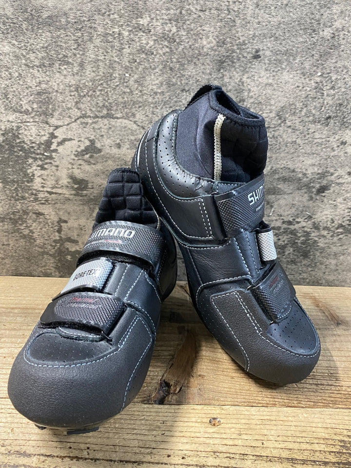 KB889 シマノ SHIMANO SH-RW80 ビンディングシューズ ブーツ SPD SPD-SL EU40 黒