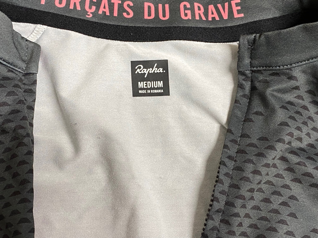 JP201 ラファ Rapha CUSTOM MIDWEIGHT RACE JERSEY 半袖 サイクルジャージ グレー M