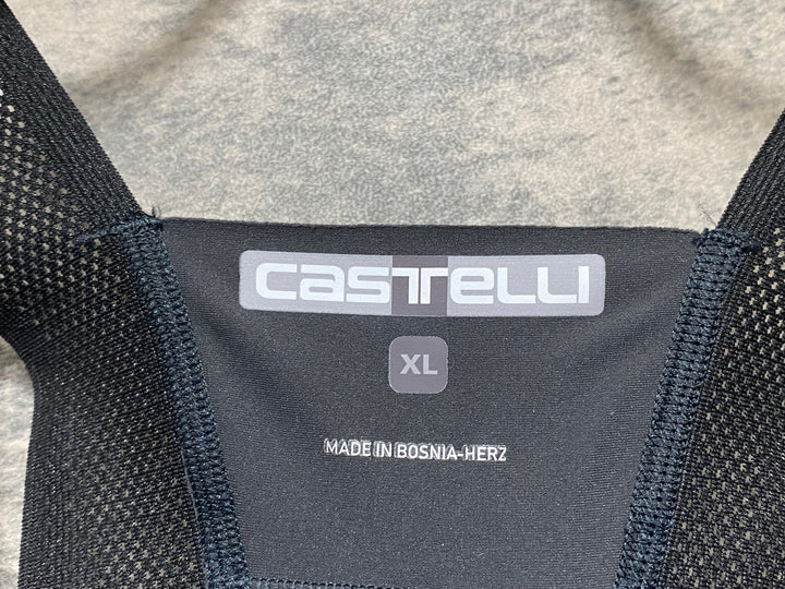 KE158 カステリ CASTELLI ビブショーツ グレー XL