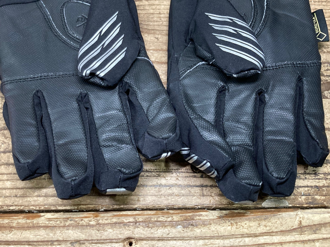 JD249 シマノ SHIMANO 長指 グローブ 黒 M 裏起毛 GORE-TEX