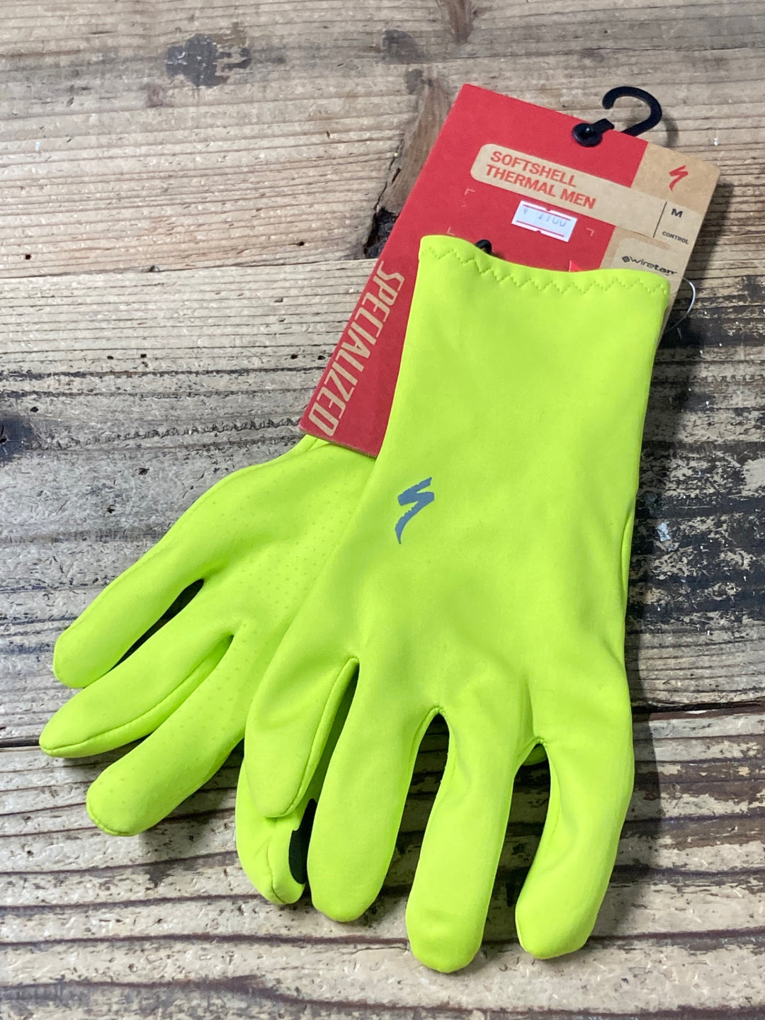 JV596 スペシャライズド SPECIALIZED SOFTSHELL THERMAL MEN 長指 グローブ 黄 M