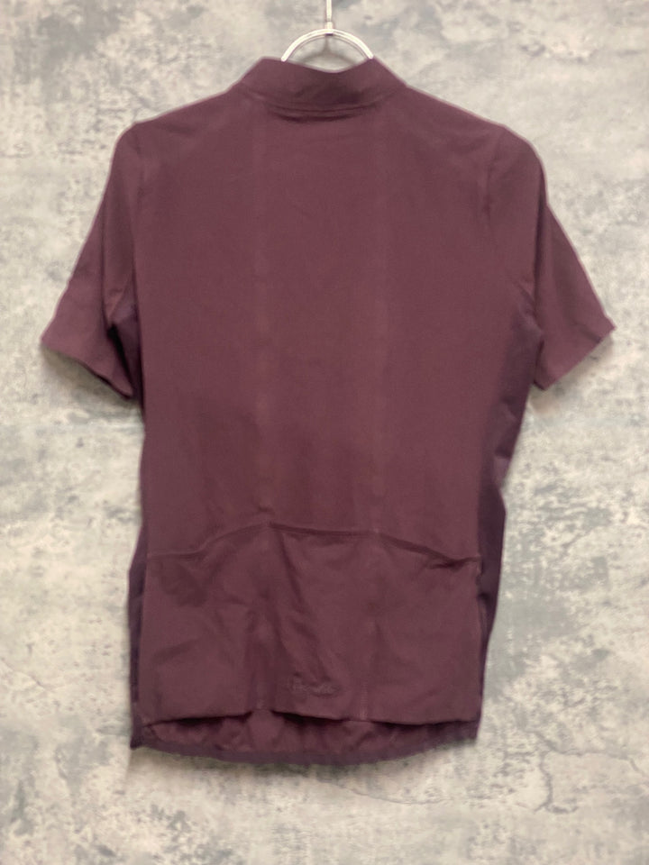 JN424 ラファ Rapha WOMEN'S SILK FLYWEIGHT JERSEY 半袖 サイクルジャージ 茶 S