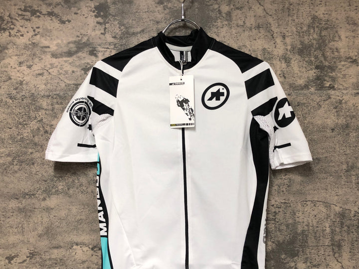JQ940 アソス ASSOS SS.mangusta_S7 半袖 サイクルジャージ 白 Ｍ