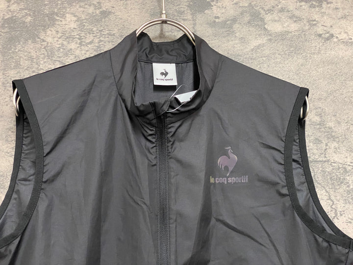 JO272 ルコックスポルティフ le coq sportif サイクルベスト ジレ 黒 M