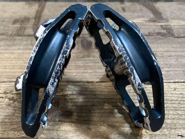 JZ350 シマノ SHIMANO PD-EH500 ビンディングペダル 片面フラット SPD ※錆あり,グリップピン欠品