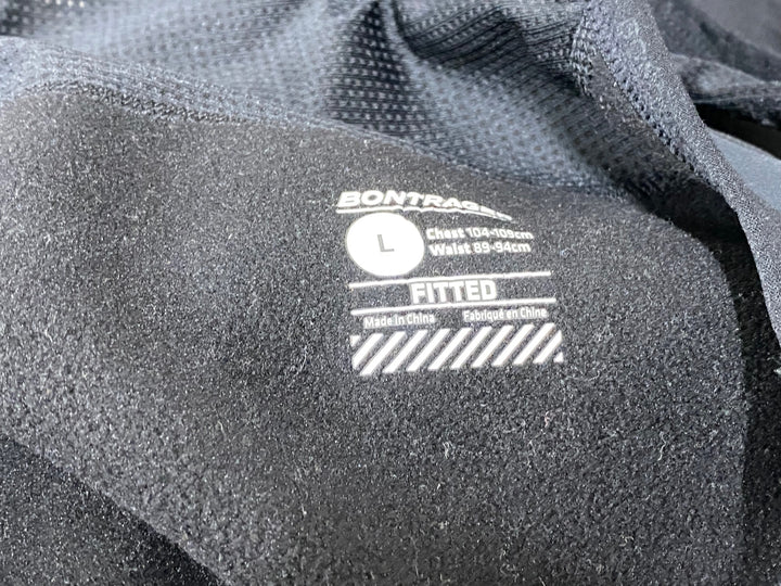 KF154 ボントレガー BONTRAGER ビブタイツ 黒 L 裏起毛 ※擦れ