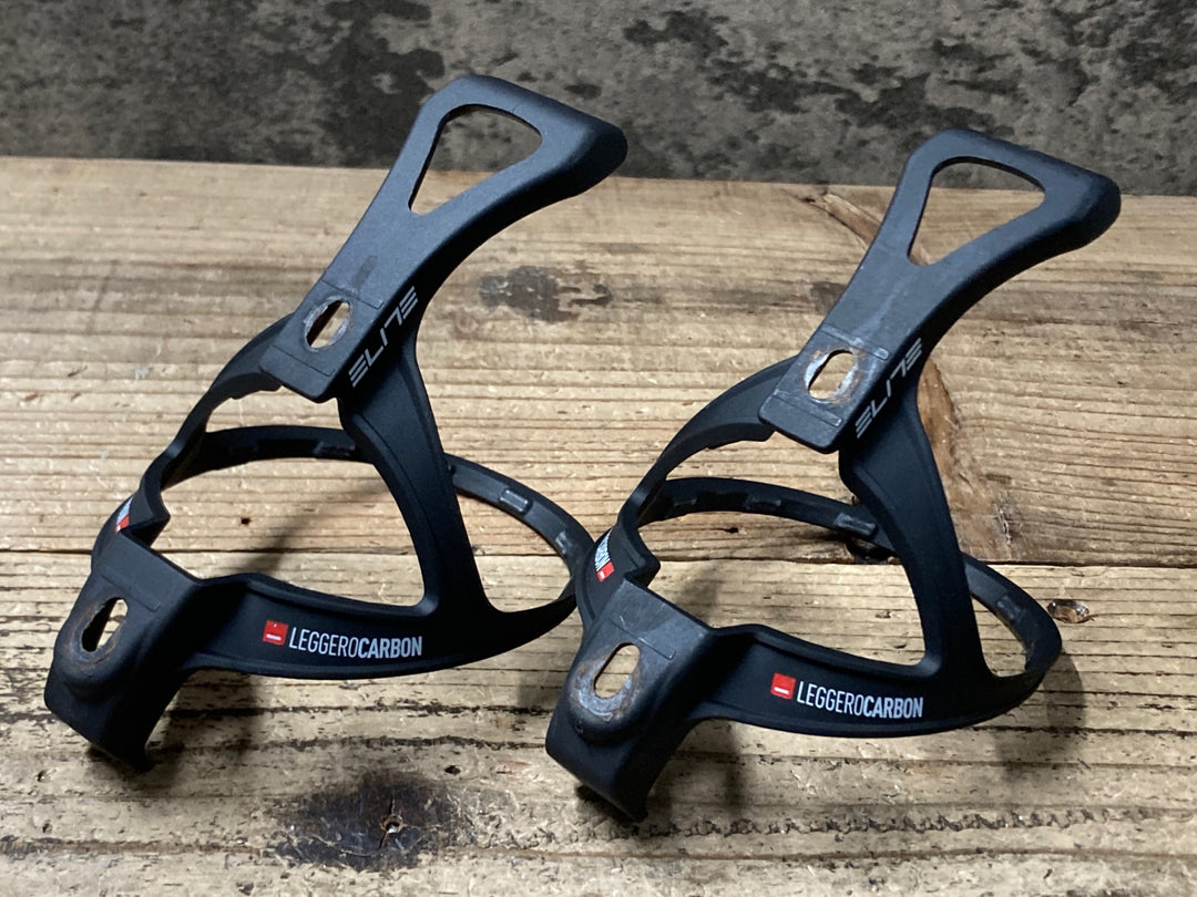 KD058 エリート ELITE LEGGERO CARBON カーボンボトルケージ 2個セット