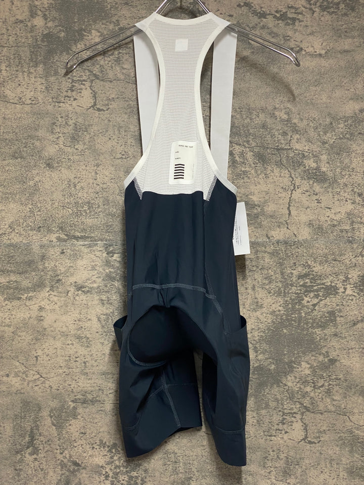 KM118 ラファ Rapha WOMEN'S PRO TEAM CARGO BIB SHORTS ビブショーツ 紺 XS ※ゴム汚れあり