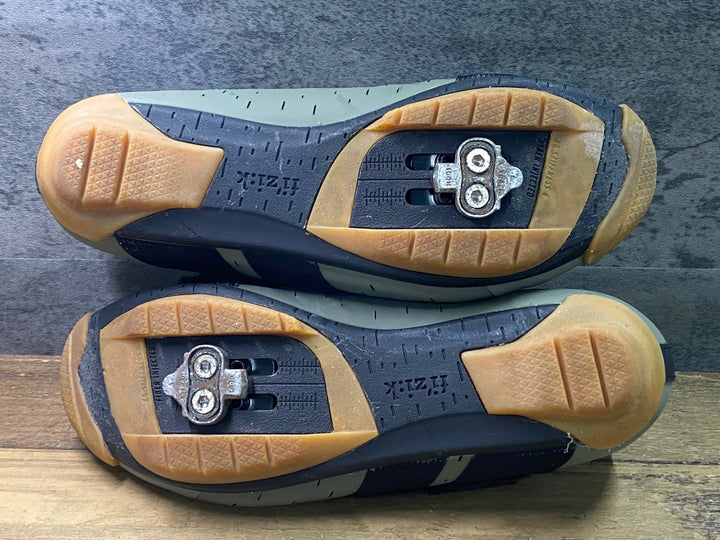 JN081 フィジーク FIZIK TERRA POWERSTRAP X4 ビンディングシューズ 緑 EU40