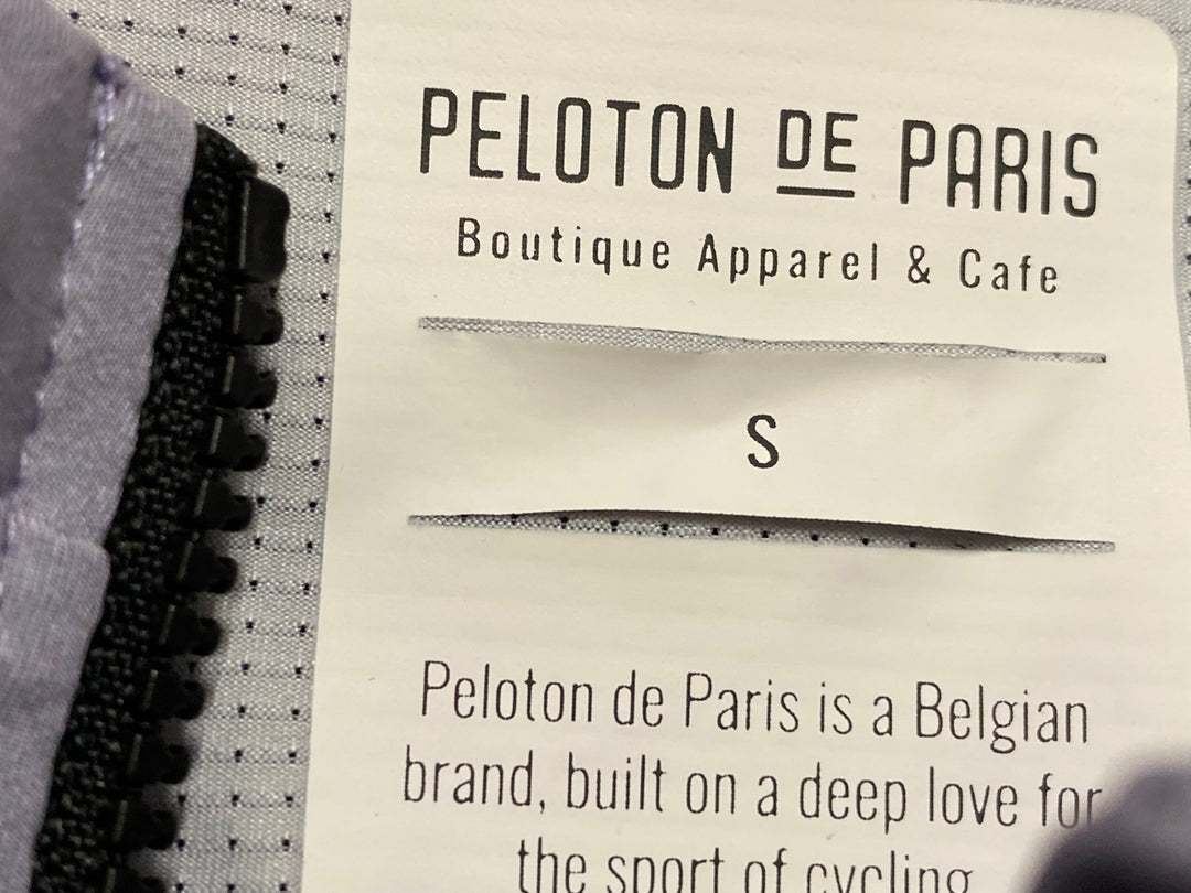 JQ130 プロトンドパリ Peloton de Paris 半袖 サイクルジャージ 薄紫 S