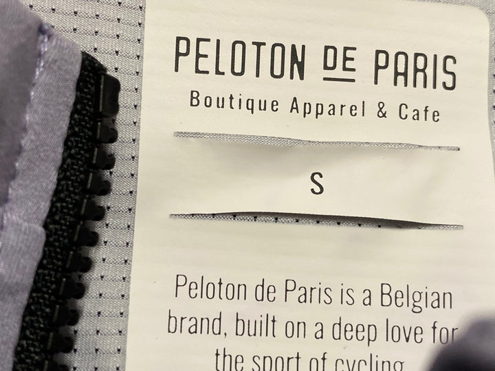 JQ130 プロトンドパリ Peloton de Paris 半袖 サイクルジャージ 薄紫 S