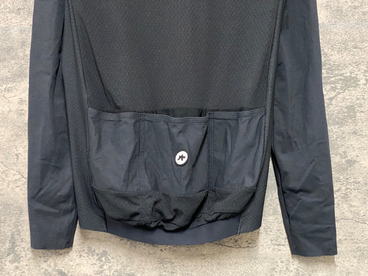 JO799 アソス ASSOS メッシュ 長袖 サイクルジャージ Sサイズ 黒