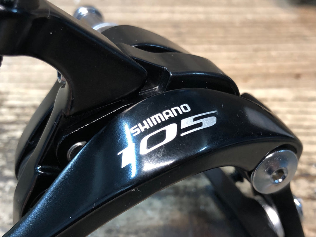 JP313 シマノ SHIMANO 105 BR-5800 キャリパーブレーキ 黒 前後セット