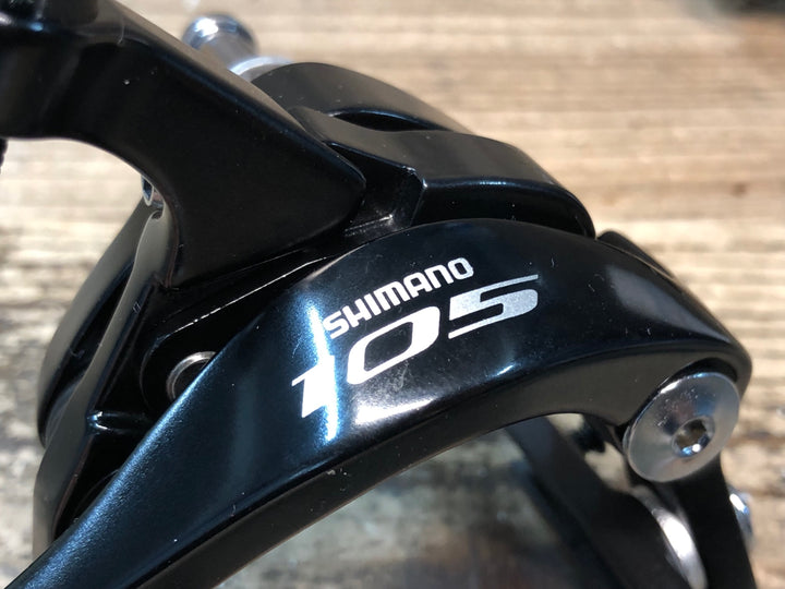 JP313 シマノ SHIMANO 105 BR-5800 キャリパーブレーキ 黒 前後セット