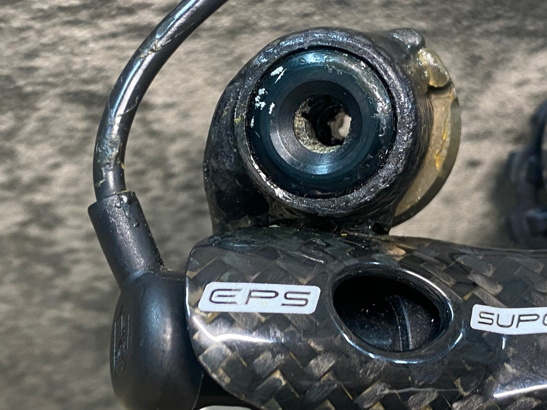 JO239 カンパニョーロ CAMPAGNOLO スーパーレコード SUPER RECORD 11 RD12-SR リアディレイラー EPS ※カーボン補修の為ジャンク