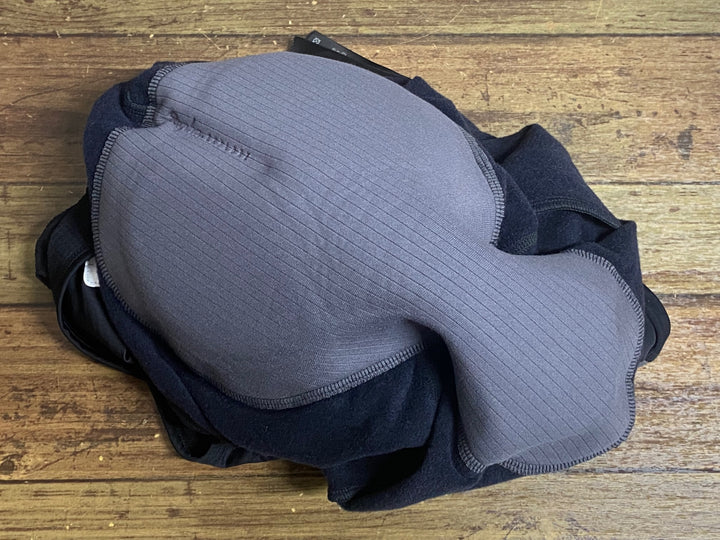 KM108 ラファ Rapha WOMEN'S CARGO WINTER TIGHTS WITH PAD ビブタイツ 黒 S 裏起毛