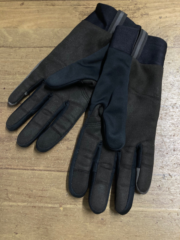 KD617 ラファ Rapha PRO TEAM WINTER GLOVES 長指 ウィンターグローブ 黒 サイズ不明 裏起毛