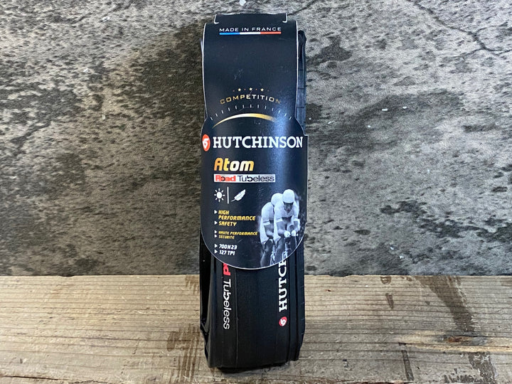 KA110 ハッチンソン HUTCHINSON Atom チューブレス タイヤ 700x23 未使用